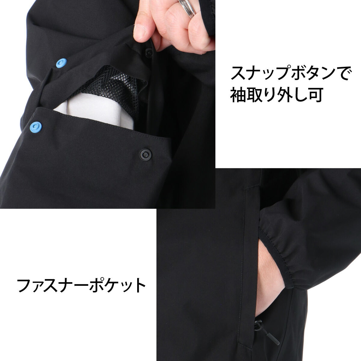 ニューエラ レインジャケット メンズ ブラック 14859959T