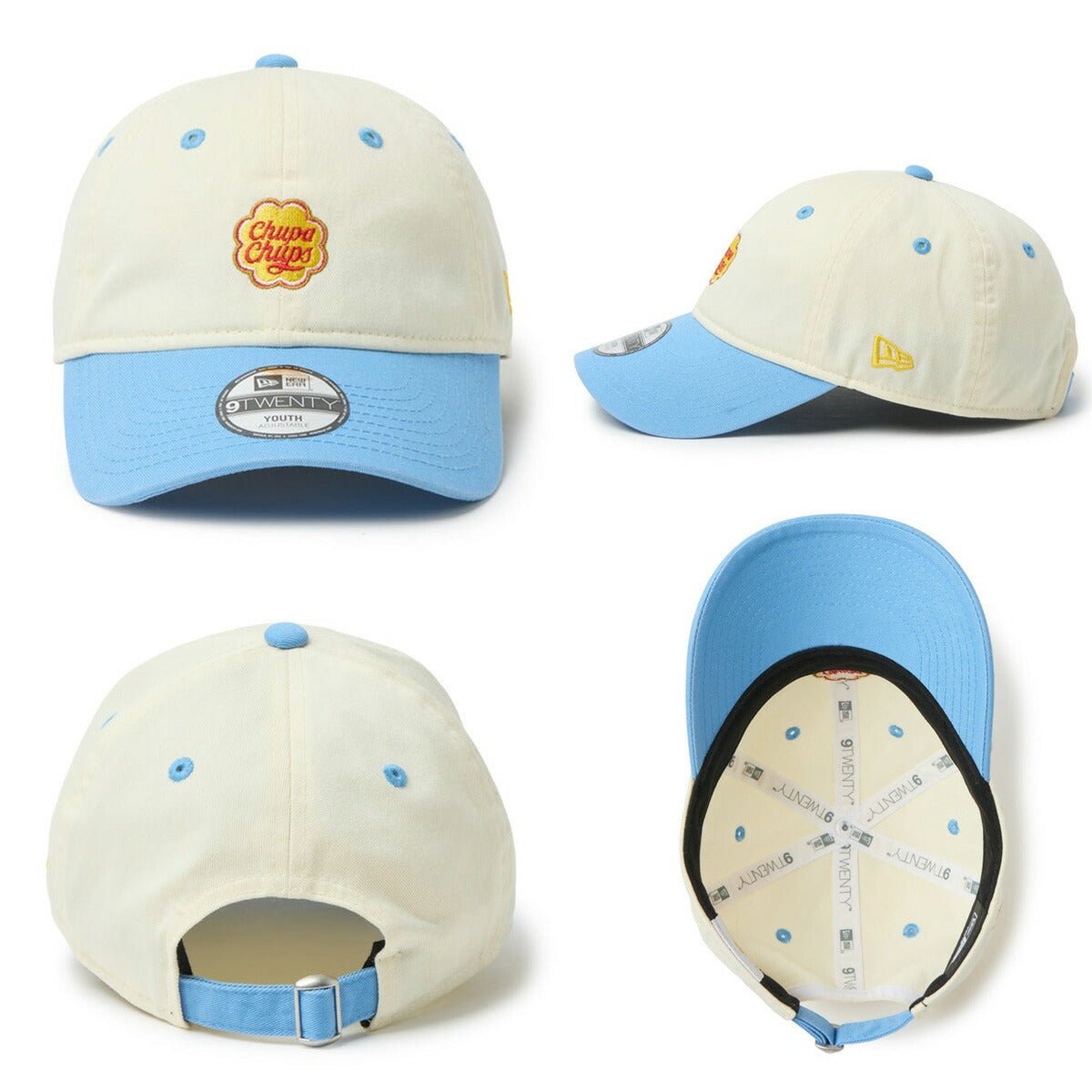 ニューエラ チュッパチャップス キャップ ジュニア ブランド NEW ERA キッズ 子ども用 帽子 子ども 9TWENTY 9トゥエンティ 14863715A 新作 男 女の子 スポーツ おしゃれ - 【公式】限定ジャージのタケスポ（Limited jersey takespo）