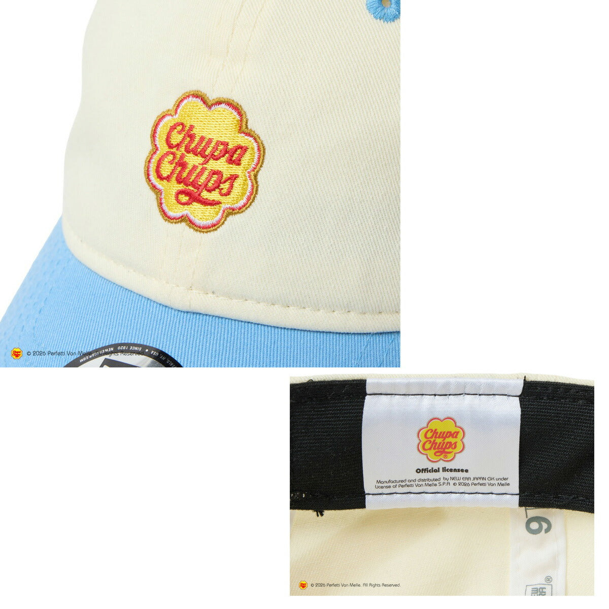 ニューエラ チュッパチャップス ジュニア ブランド NEW ERA キッズ 子ども用 帽子 子ども 9TWENTY 9トゥエンティ 14863715A ホワイト 新作 男 女の子 スポーツ おしゃれ