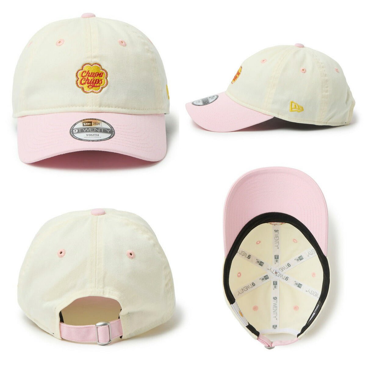 ニューエラ チュッパチャップス キャップ ジュニア ブランド NEW ERA キッズ 子ども用 帽子 子ども 9TWENTY 9トゥエンティ 14863715A 新作 男 女の子 スポーツ おしゃれ - 【公式】限定ジャージのタケスポ（Limited jersey takespo）