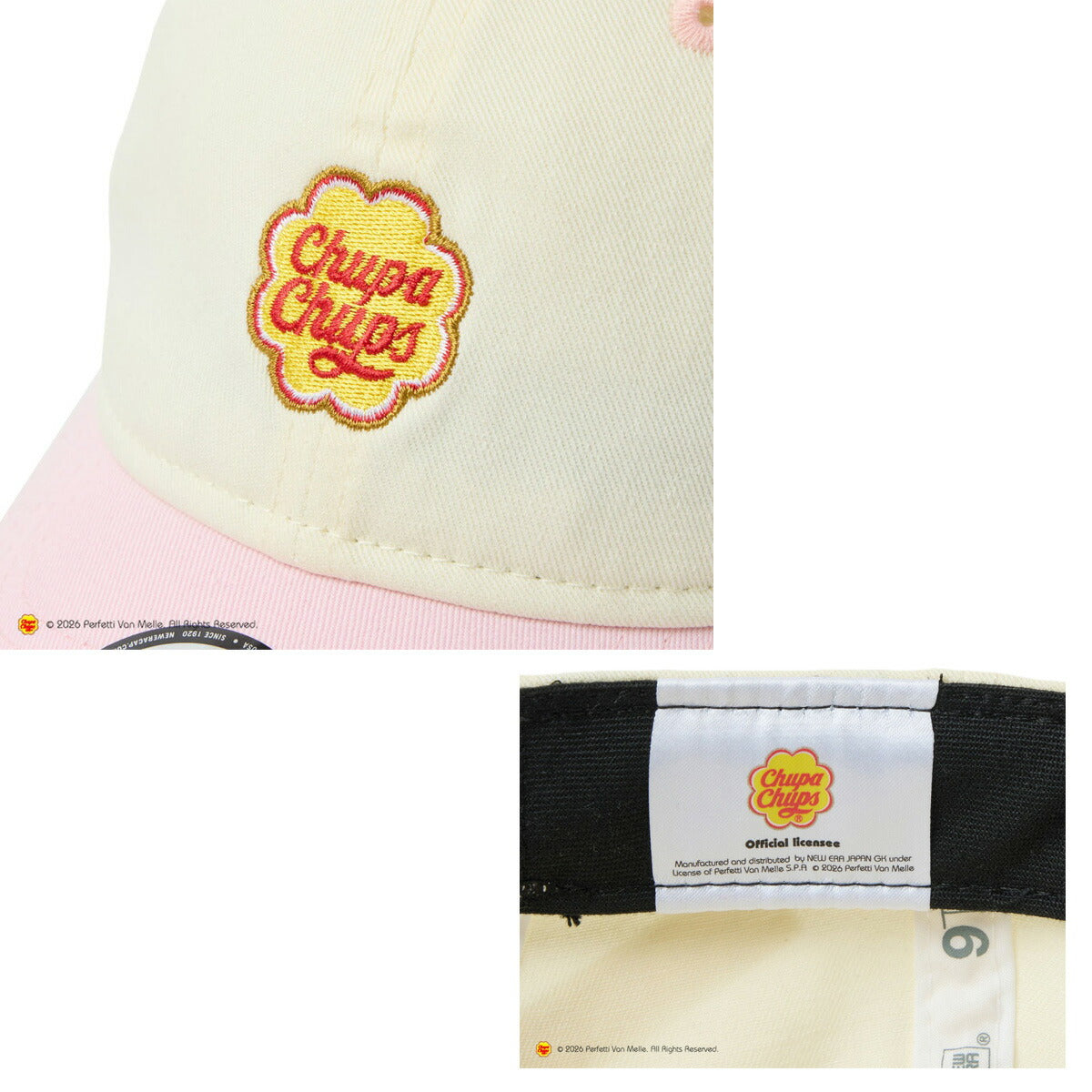 ニューエラ チュッパチャップス ジュニア ブランド NEW ERA キッズ 子ども用 帽子 子ども 9TWENTY 9トゥエンティ 14863715A ホワイト 新作 男 女の子 スポーツ おしゃれ