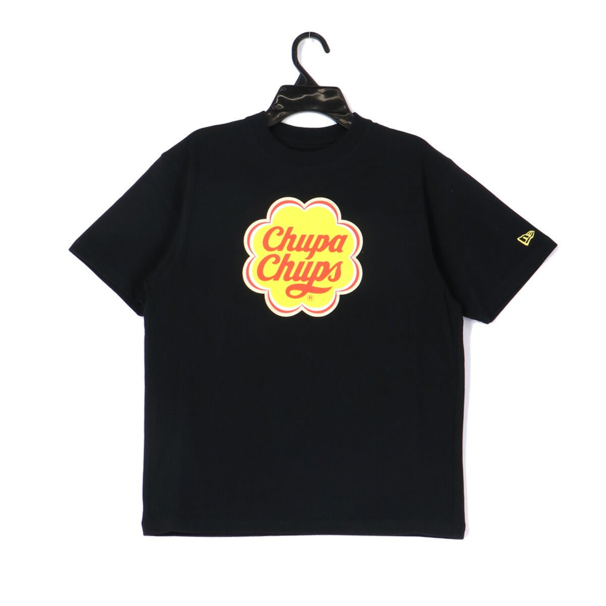 ニューエラ 半袖 チュッパチャプス Tシャツ ジュニア ブランド NEW ERA コットン100 綿100 黒 14864373T 男 女の子 キッズ 男の子 スポーツウェア トレーニングウェア スポーツ おしゃれ - 【公式】限定ジャージのタケスポ（Limited jersey takespo）