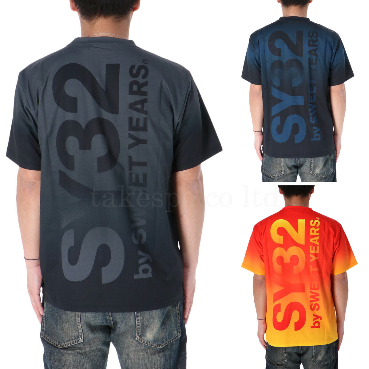 エスワイサーティトゥバイスィートイヤーズ メンズ Tシャツ グラデーション SY32 by SWEET YEARS アパレル 上 15026