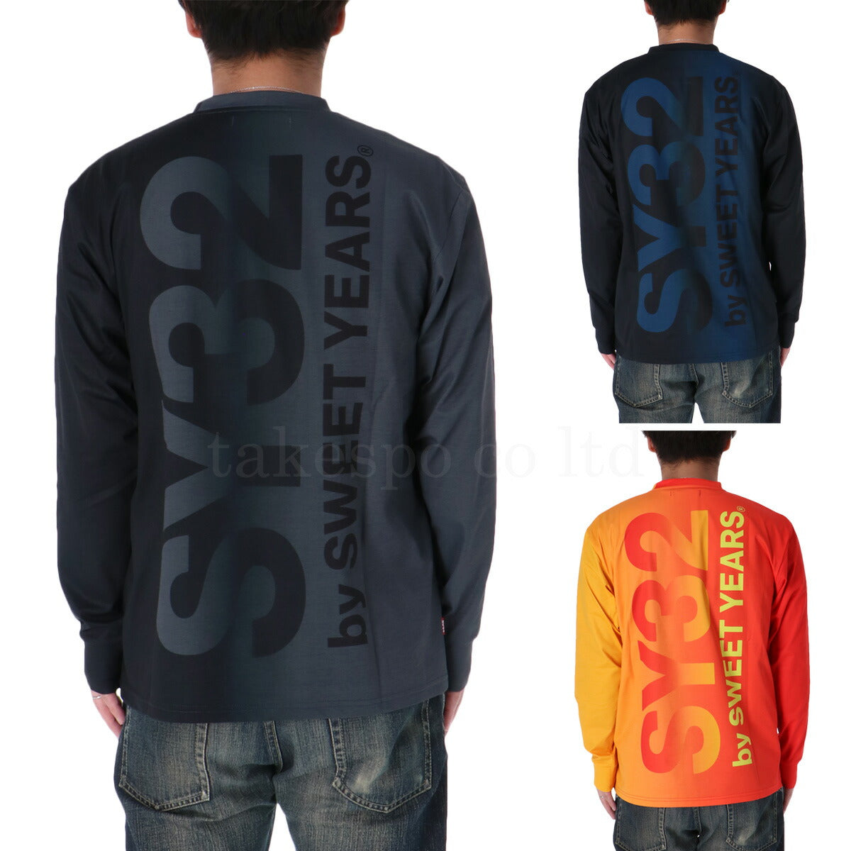 エスワイサーティトゥバイスィートイヤーズ Tシャツ メンズ グラデーション ブラック ネイビー オレンジ 15027