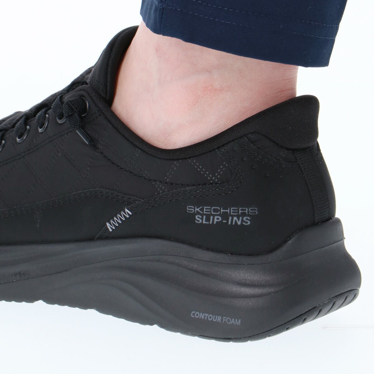 ウォーキングシューズ レディース スケッチャーズ スリップインズ コージーフィット 立ったまま履ける ハンズフリー ローカット ウォーキング シューズ 黒 白 レザー 合皮 スポーツ ブランド ダイエット スニーカー 通勤 旅行 SKECHERS 150404 あす楽 3ds SALE セール かわいい 大きいサイズ 有 おしゃれ - 【公式】限定ジャージのタケスポ（Limited jersey takespo）
