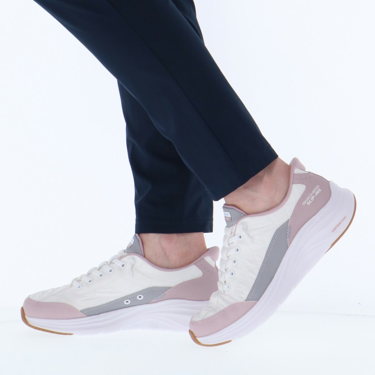 ウォーキングシューズ レディース スケッチャーズ スリップインズ コージーフィット 立ったまま履ける ハンズフリー ローカット ウォーキング シューズ 黒 白 レザー 合皮 スポーツ ブランド ダイエット スニーカー 通勤 旅行 SKECHERS 150404 あす楽 3ds SALE セール かわいい 大きいサイズ 有 おしゃれ - 【公式】限定ジャージのタケスポ（Limited jersey takespo）