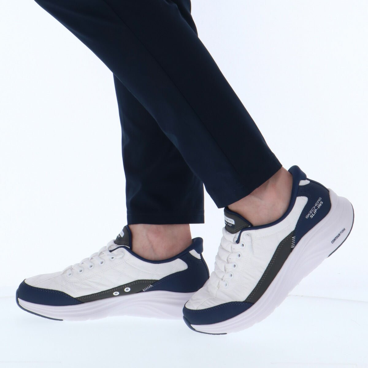 ウォーキングシューズ レディース スケッチャーズ スリップインズ コージーフィット 立ったまま履ける ハンズフリー ローカット ウォーキング シューズ 黒 白 レザー 合皮 スポーツ ブランド ダイエット スニーカー 通勤 旅行 SKECHERS 150404 あす楽 3ds SALE セール かわいい 大きいサイズ 有 おしゃれ - 【公式】限定ジャージのタケスポ（Limited jersey takespo）