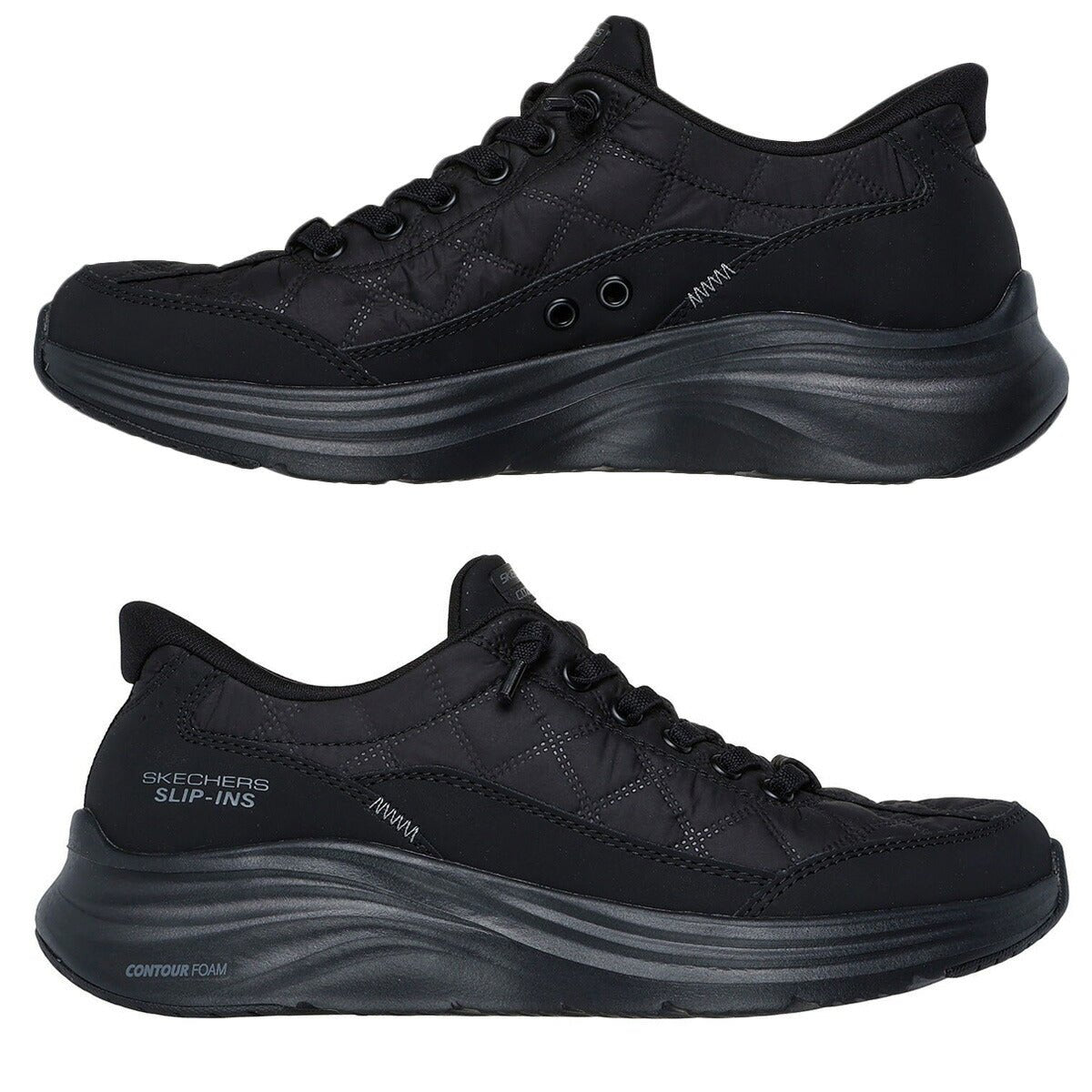ウォーキングシューズ レディース スケッチャーズ スリップインズ コージーフィット 立ったまま履ける ハンズフリー ローカット ウォーキング シューズ 黒 白 レザー 合皮 スポーツ ブランド ダイエット スニーカー 通勤 旅行 SKECHERS 150404 あす楽 3ds SALE セール かわいい 大きいサイズ 有 おしゃれ - 【公式】限定ジャージのタケスポ（Limited jersey takespo）