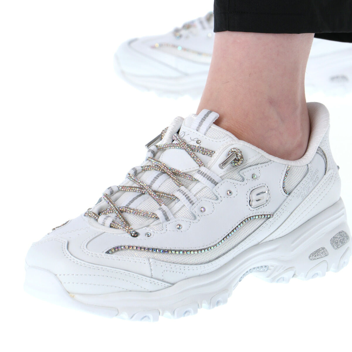 スケッチャーズ スリップインズ ディーライツ シューズ レディース ブランド スニーカー SKECHERS スリッポン 靴 くつ 手を使わず履ける 履きやすい ハンズフリー ダイエット ウォーキング スポーツ 通勤