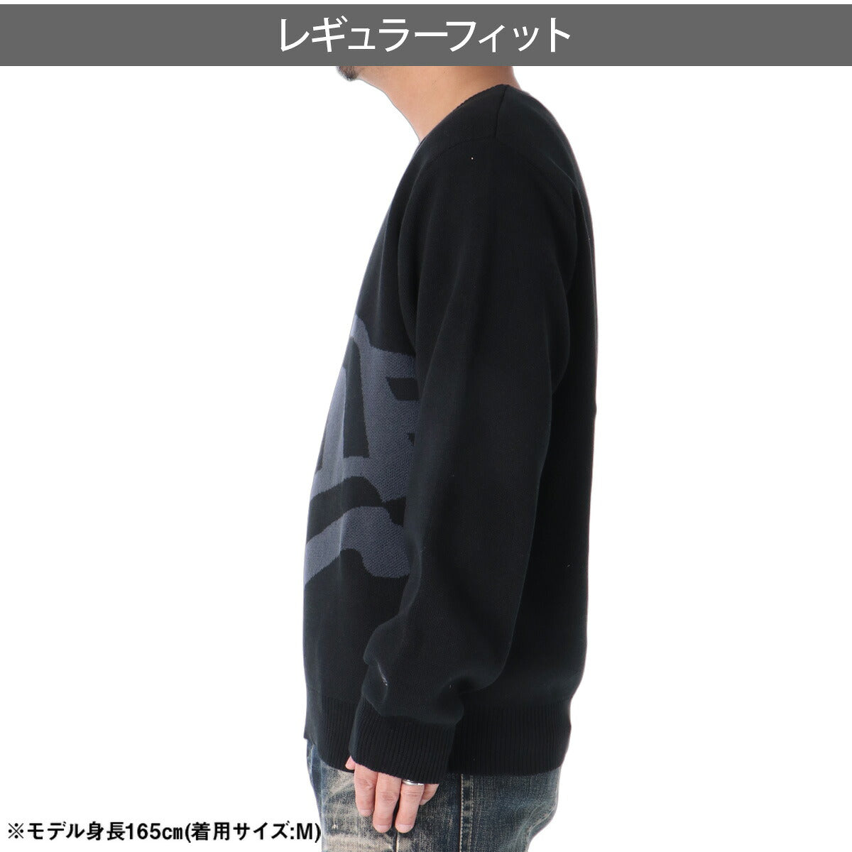 ニューエラ フラッグロゴ セーター メンズ ブランド NEW ERA ニット ビッグフラッグ ゴルフ ビッグロゴ クルーネック 黒 白 15129486T ホワイト ブラック 新作 大きいサイズ 有 スポーツウェア トレーニングウェア