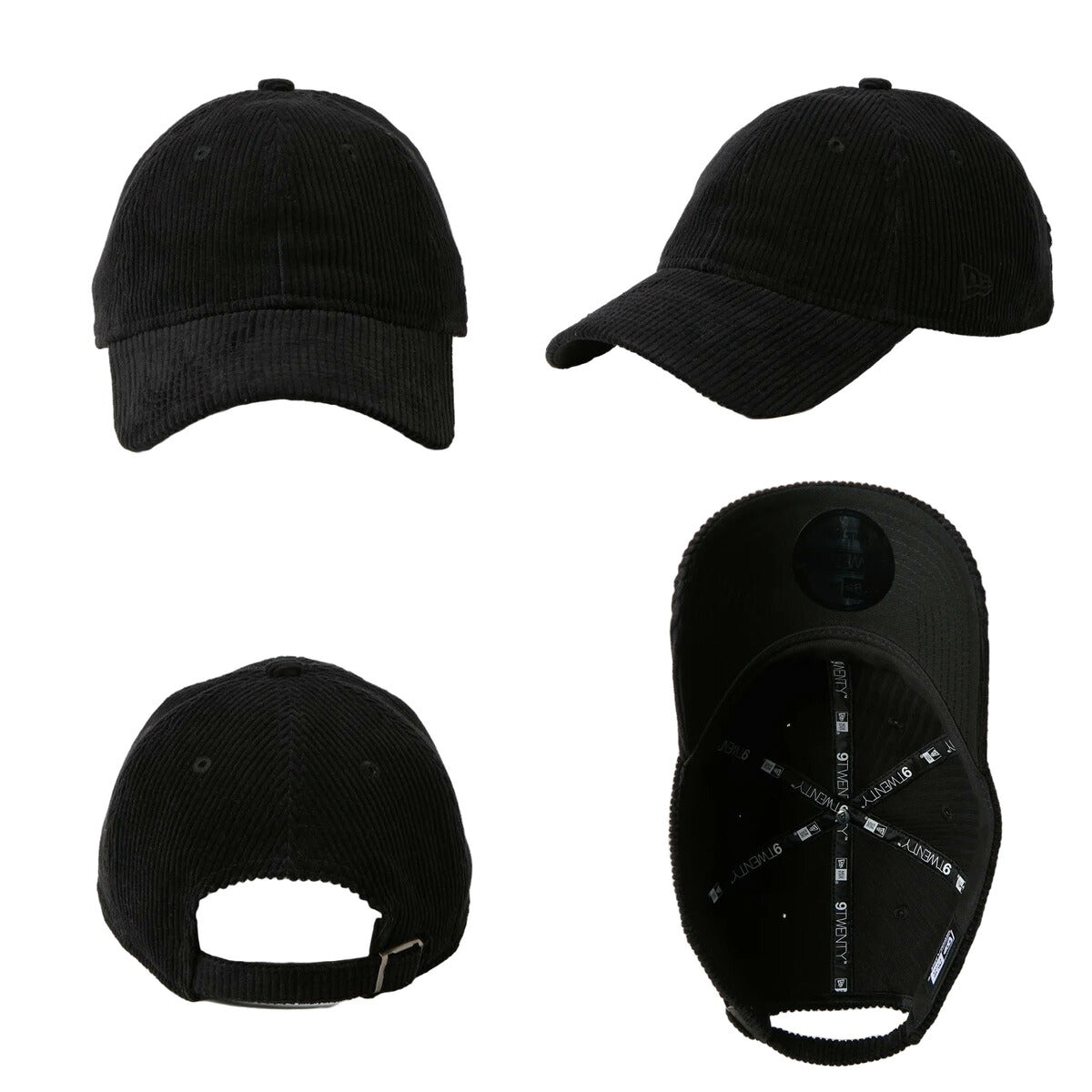 ニューエラ キャップ メンズ レディース ブラック ベージュ ブランド 帽子 コーデュロイ 黒 9トゥエンティ NEW ERA 15137197H スポーツ おしゃれ