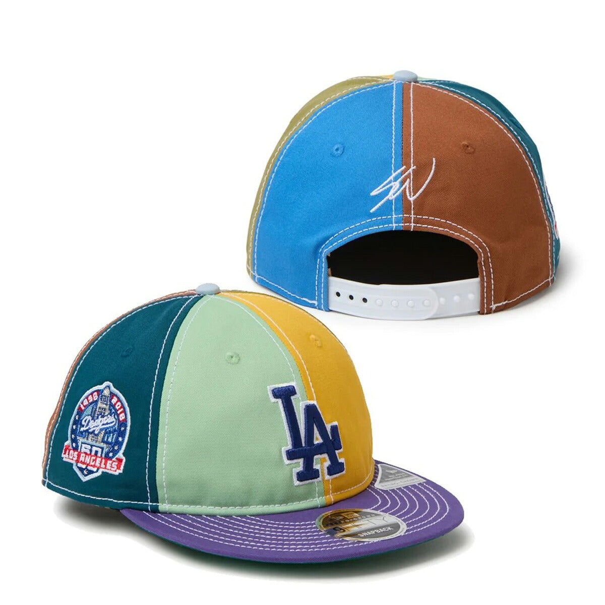 ニューエラ キャップ メンズ レディース マルチカラー ブランド 帽子 ロサンゼルス・ドジャース MLB NEW ERA 15156292H スポーツ おしゃれ