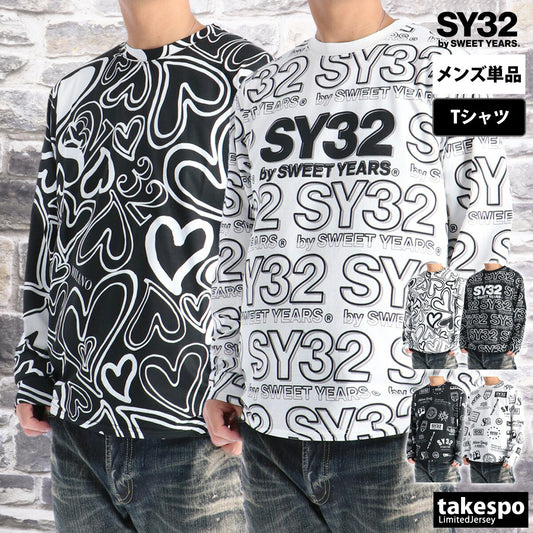 エスワイサーティトゥバイスィートイヤーズ Tシャツ メンズ ブラック ホワイト 15508