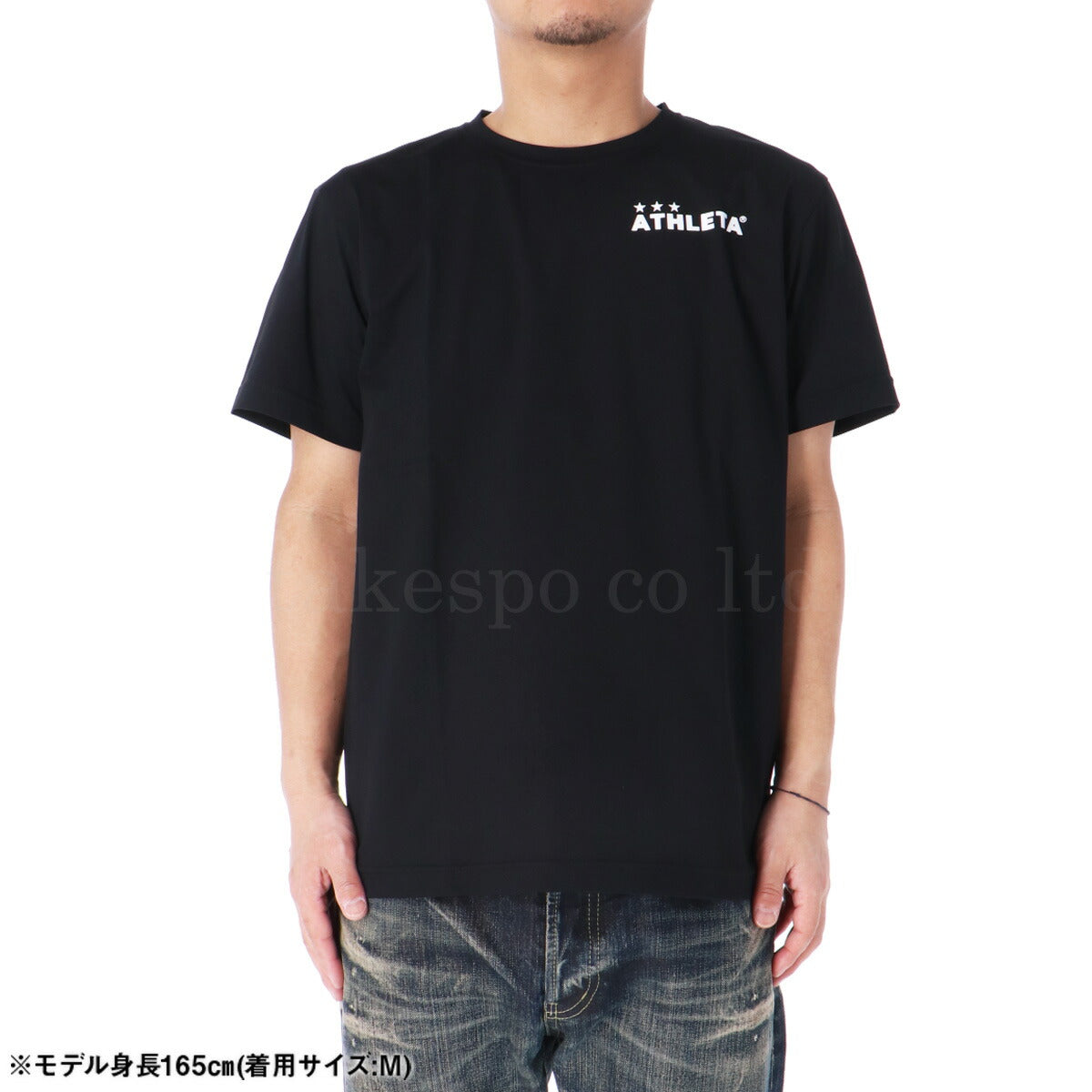 アスレタ Tシャツ メンズ ブラック ホワイト ネイビー グレー 18016
