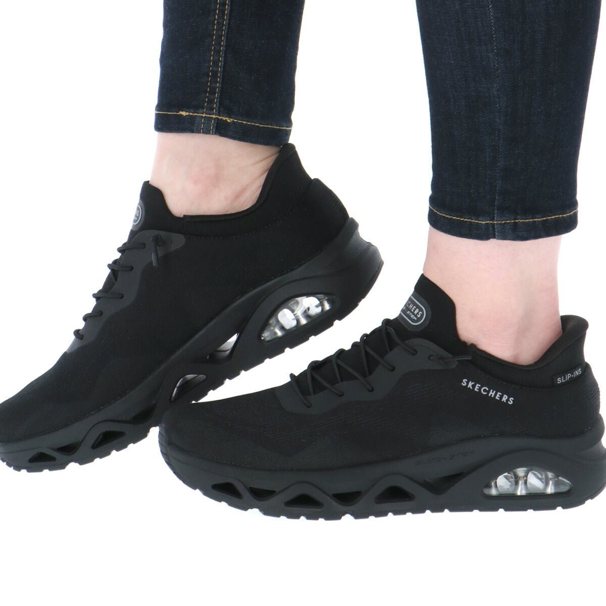 ウォーキングシューズ レディース スケッチャーズ スリップインズ ウノ グライドステップ スリッポン スニーカー 靴 くつ 手を使わず履ける 高齢者 履きやすい ハンズフリー ローカット 黒 白 スポーツ ブランド シューズ ダイエット ウォーキング 通勤 旅行 SKECHERS 190115 SALE セール かわいい 大きいサイズ 有 おしゃれ - 【公式】限定ジャージのタケスポ（Limited jersey takespo）