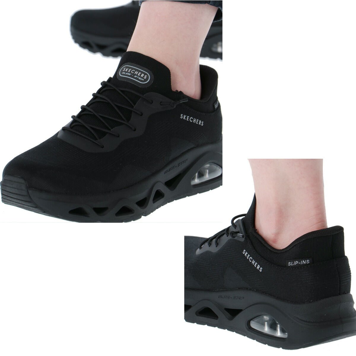 ウォーキングシューズ レディース スケッチャーズ スリップインズ ウノ グライドステップ スリッポン スニーカー 靴 くつ 手を使わず履ける 高齢者 履きやすい ハンズフリー ローカット 黒 白 スポーツ ブランド シューズ ダイエット ウォーキング 通勤 旅行 SKECHERS 190115 SALE セール かわいい 大きいサイズ 有 おしゃれ - 【公式】限定ジャージのタケスポ（Limited jersey takespo）