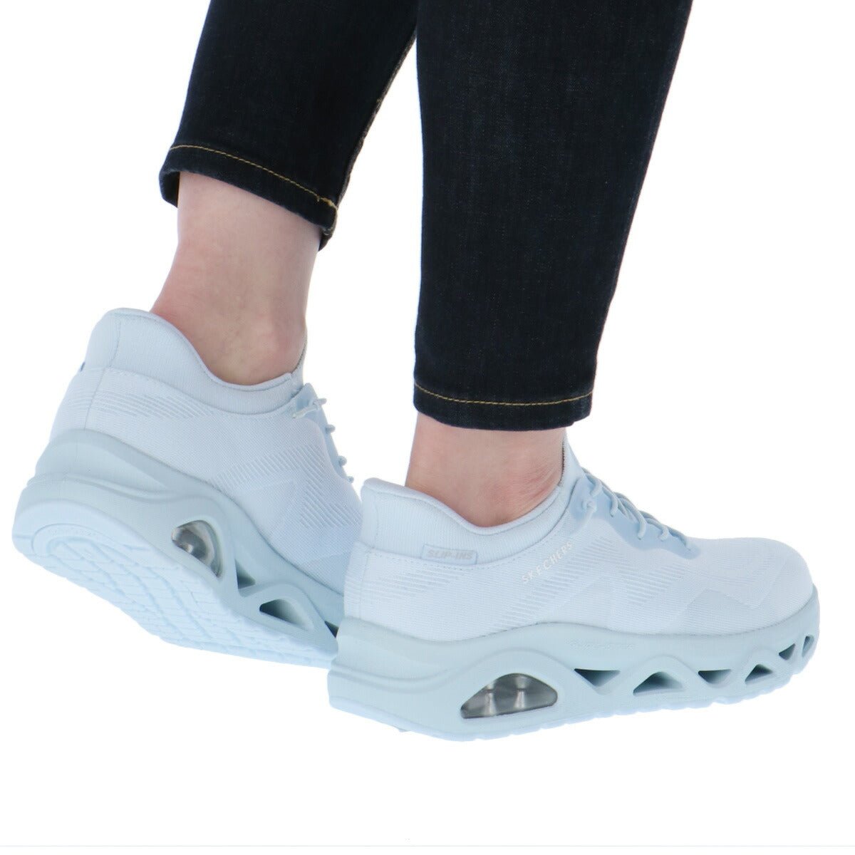 ウォーキングシューズ レディース スケッチャーズ スリップインズ ウノ グライドステップ スリッポン スニーカー 靴 くつ 手を使わず履ける 高齢者 履きやすい ハンズフリー ローカット 黒 白 スポーツ ブランド シューズ ダイエット ウォーキング 通勤 旅行 SKECHERS 190115 SALE セール かわいい 大きいサイズ 有 おしゃれ - 【公式】限定ジャージのタケスポ（Limited jersey takespo）