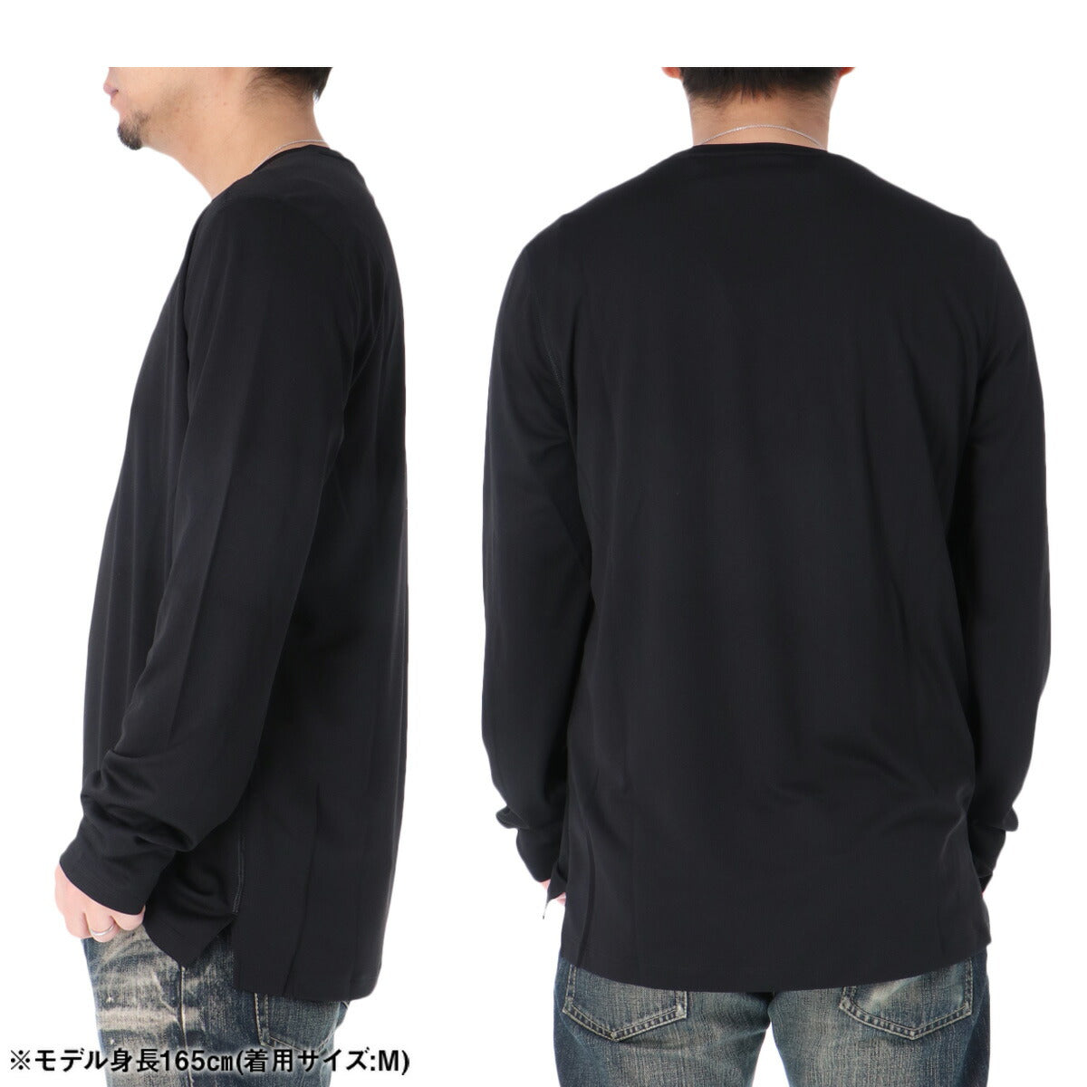 アシックス Tシャツ メンズ ブラック ネイビー オレンジ 2011D244