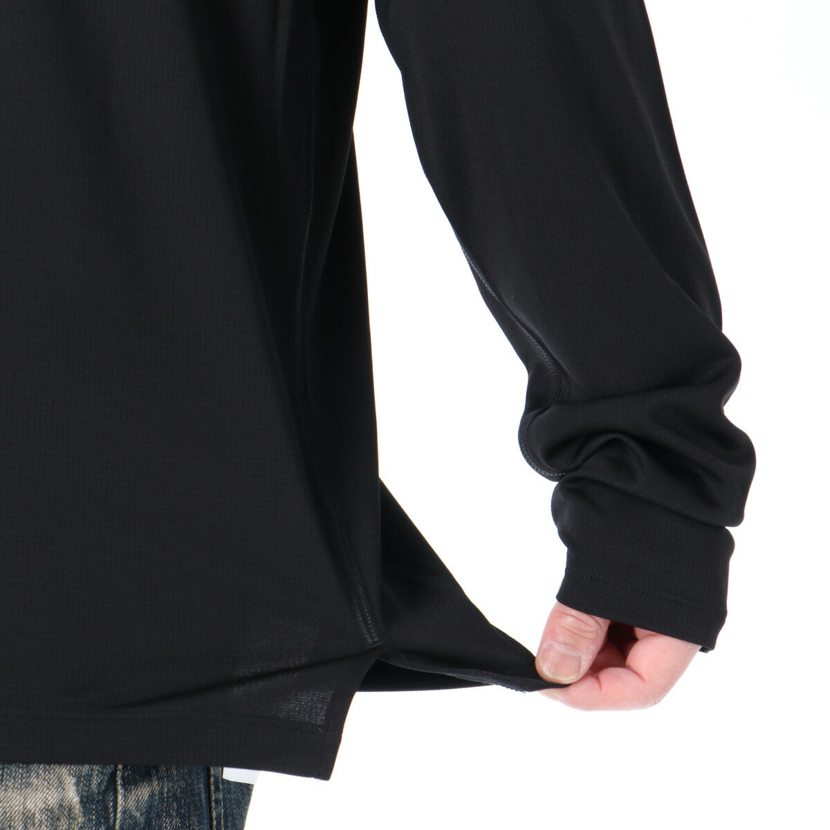 アシックス Tシャツ メンズ ブラック ネイビー オレンジ 2011D244