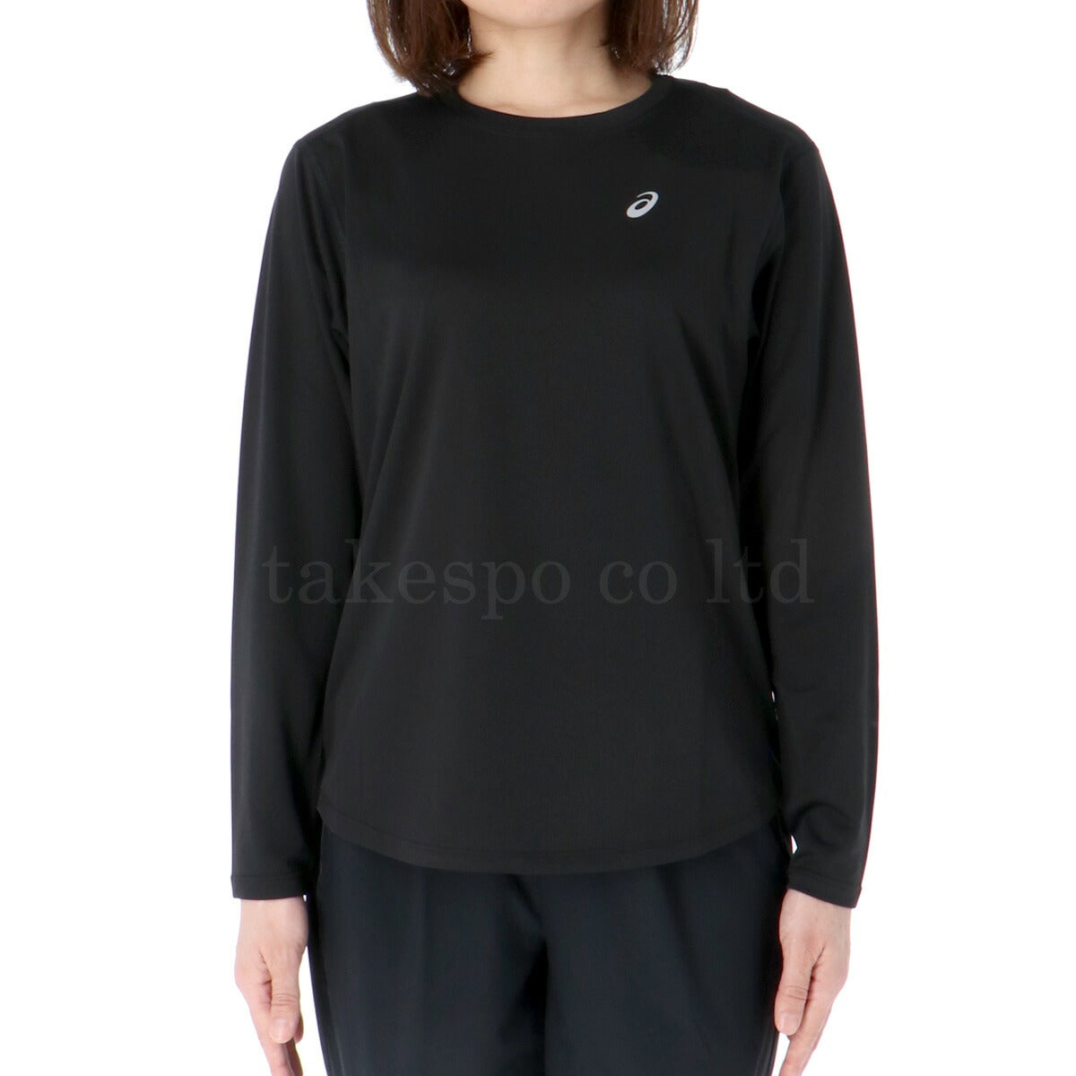 アシックス Tシャツ レディース ブラック ネイビー ピンク 2012D229