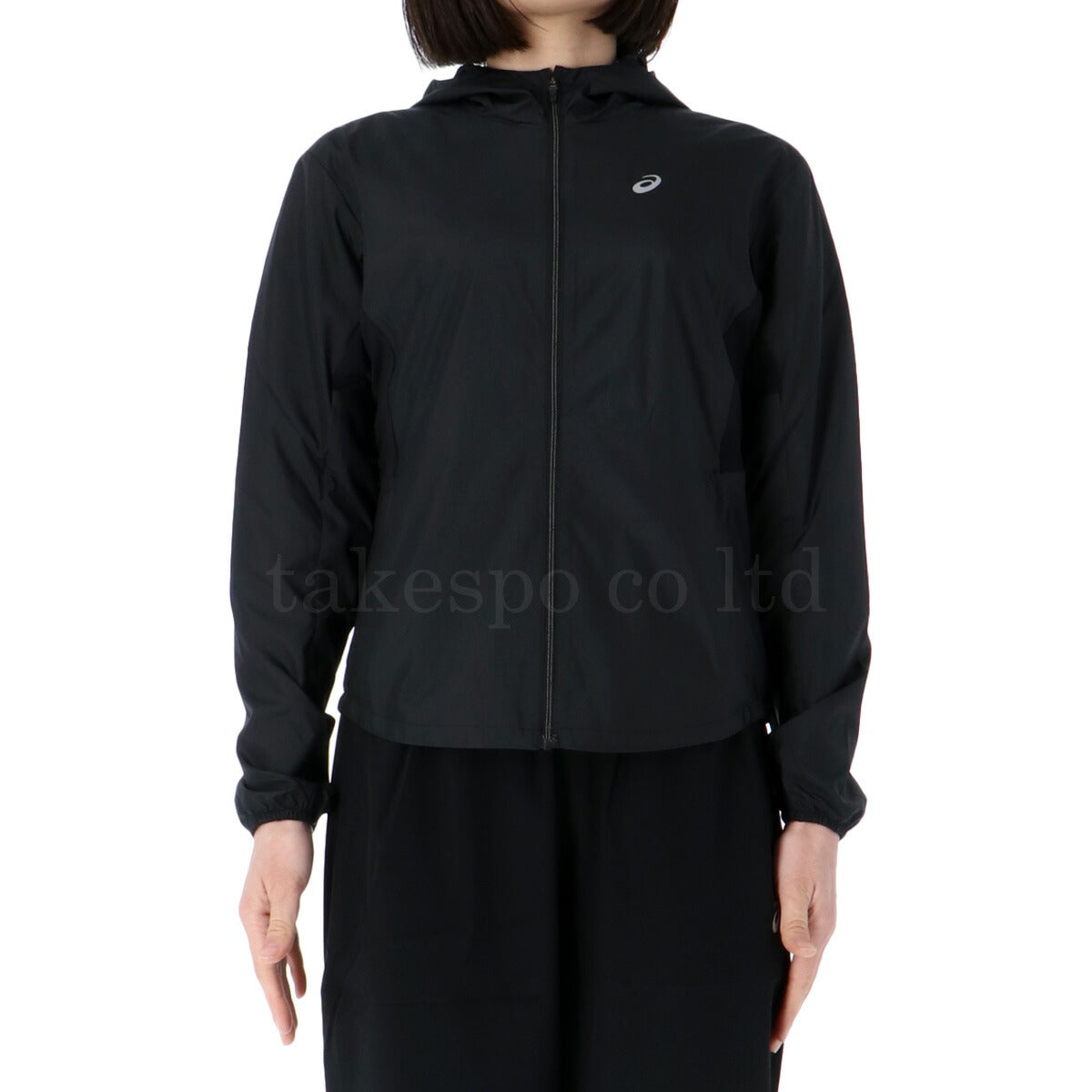 アシックス ウインドブレーカー 上下 レディース ASICS SILVER ブラック ピンク 2012D232