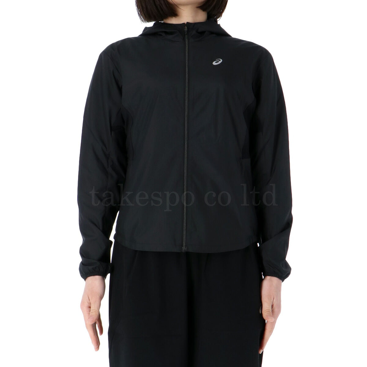 アシックス ウインドブレーカー 上下 レディース ASICS SILVER ブラック ピンク 2012D232