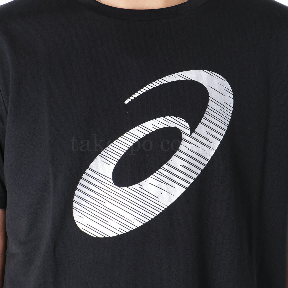 アシックス Tシャツ メンズ ドライビッグロゴ ブラック ホワイト ネイビー 2031E019