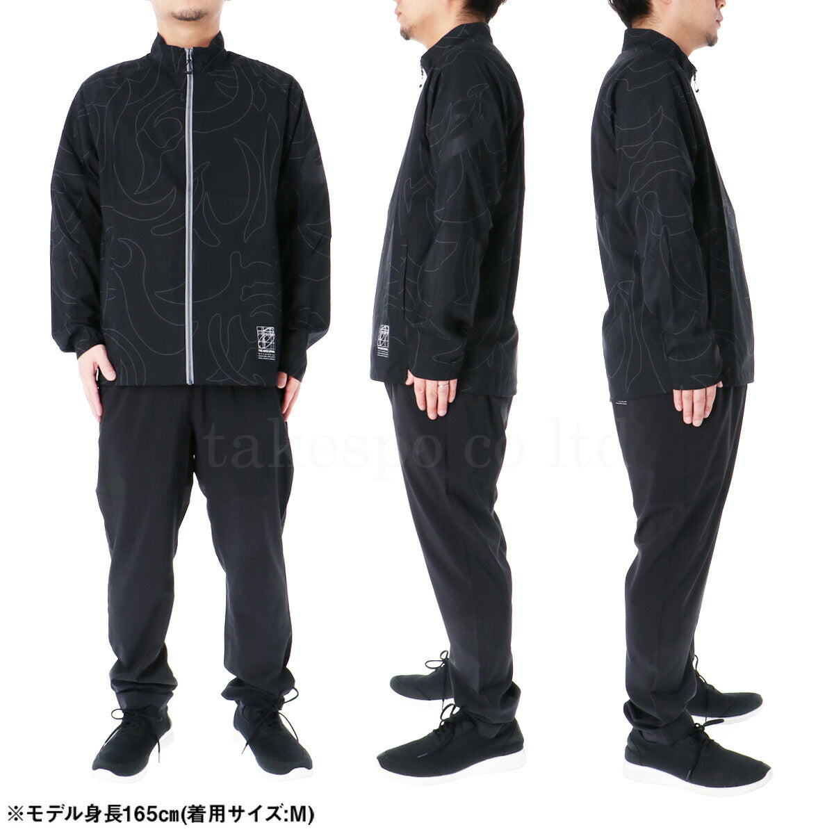 アシックス 薄手 ジャージ 上下 メンズ クールグラフィックサマーウーブン ブラック ネイビー 2031E988