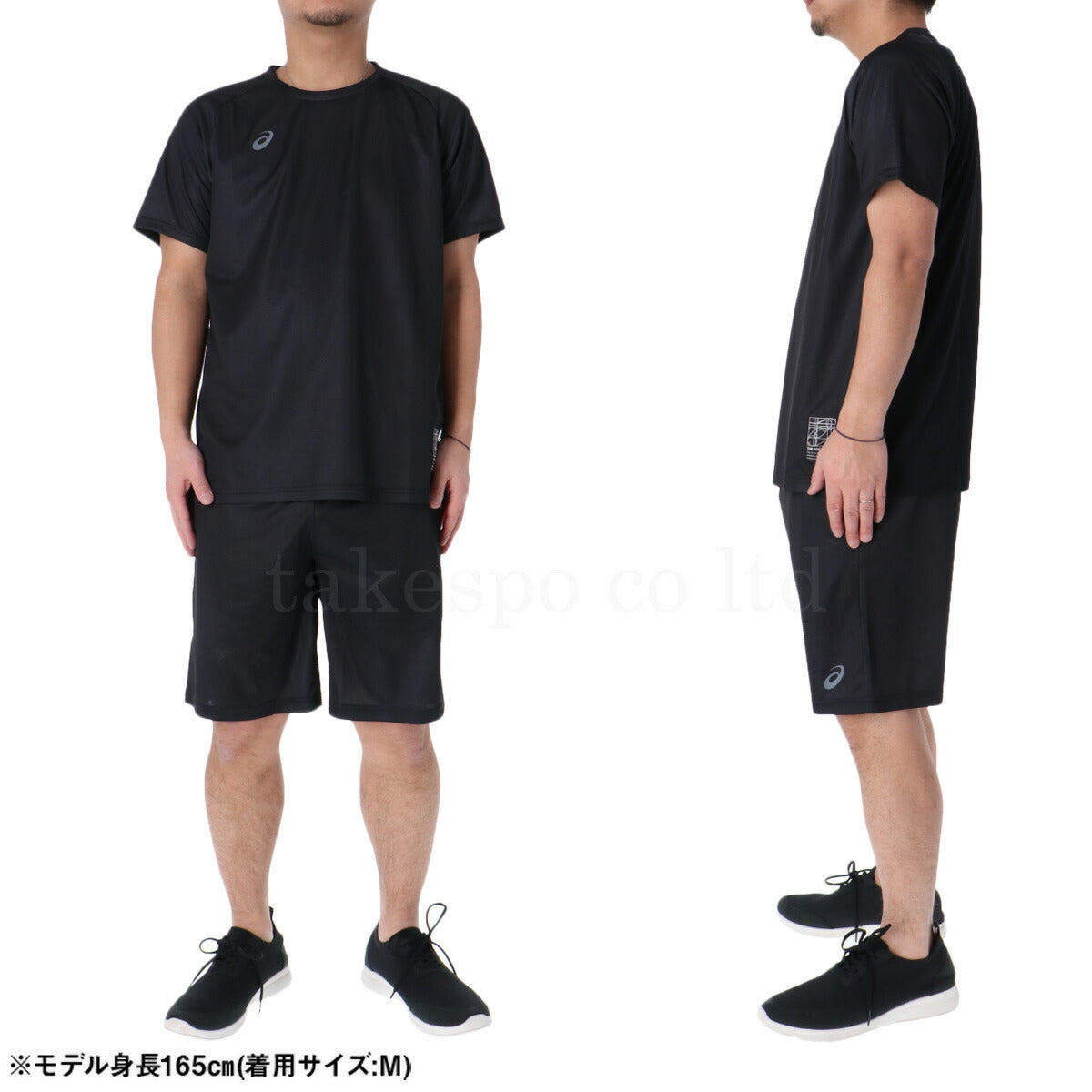 アシックス Tシャツ ハーフパンツ 上下 メンズ ドライグラフィック ブラック ホワイト ネイビー グリーン 2031E994