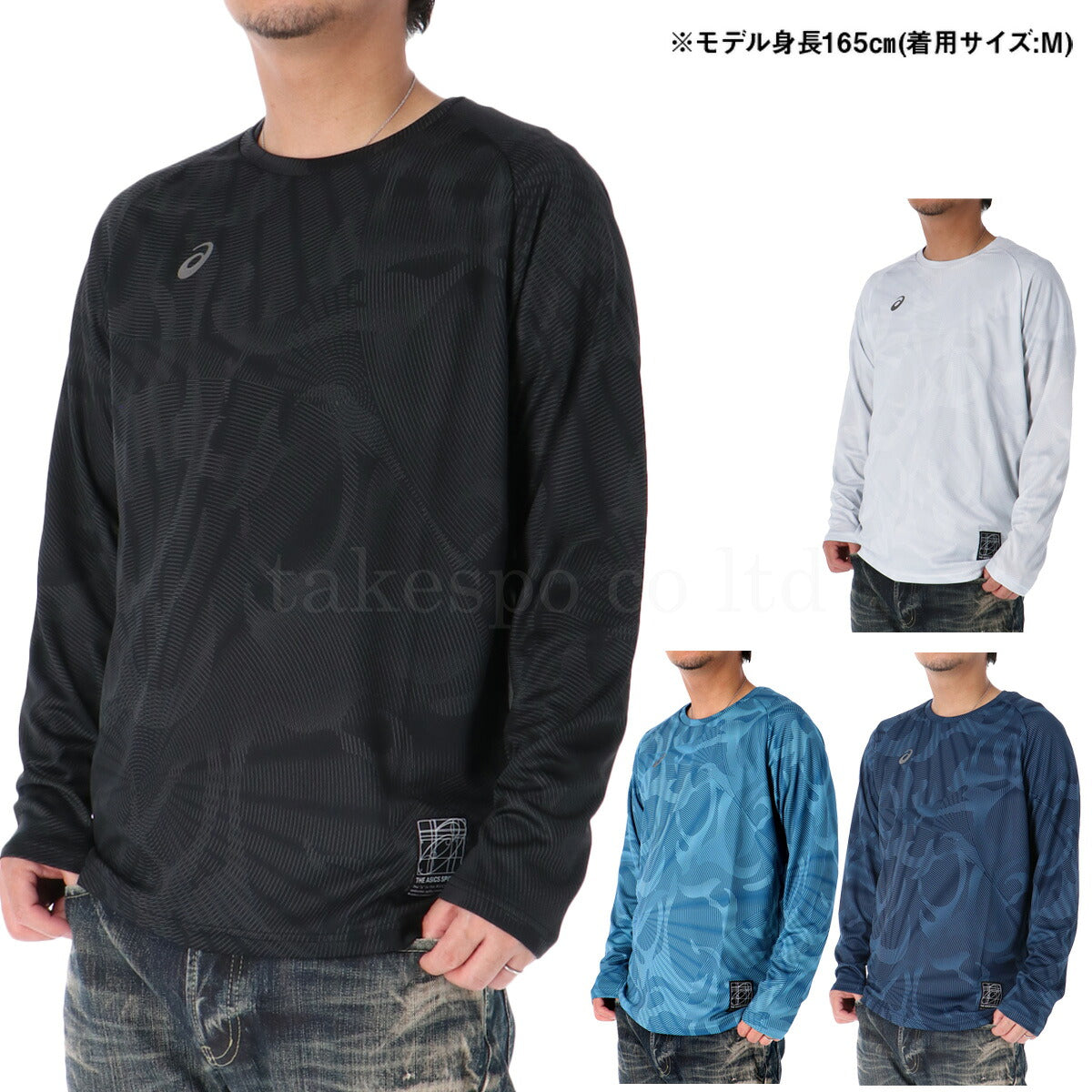 アシックス Tシャツ メンズ グラフィック ブラック ホワイト ネイビー ブルー 2031F162