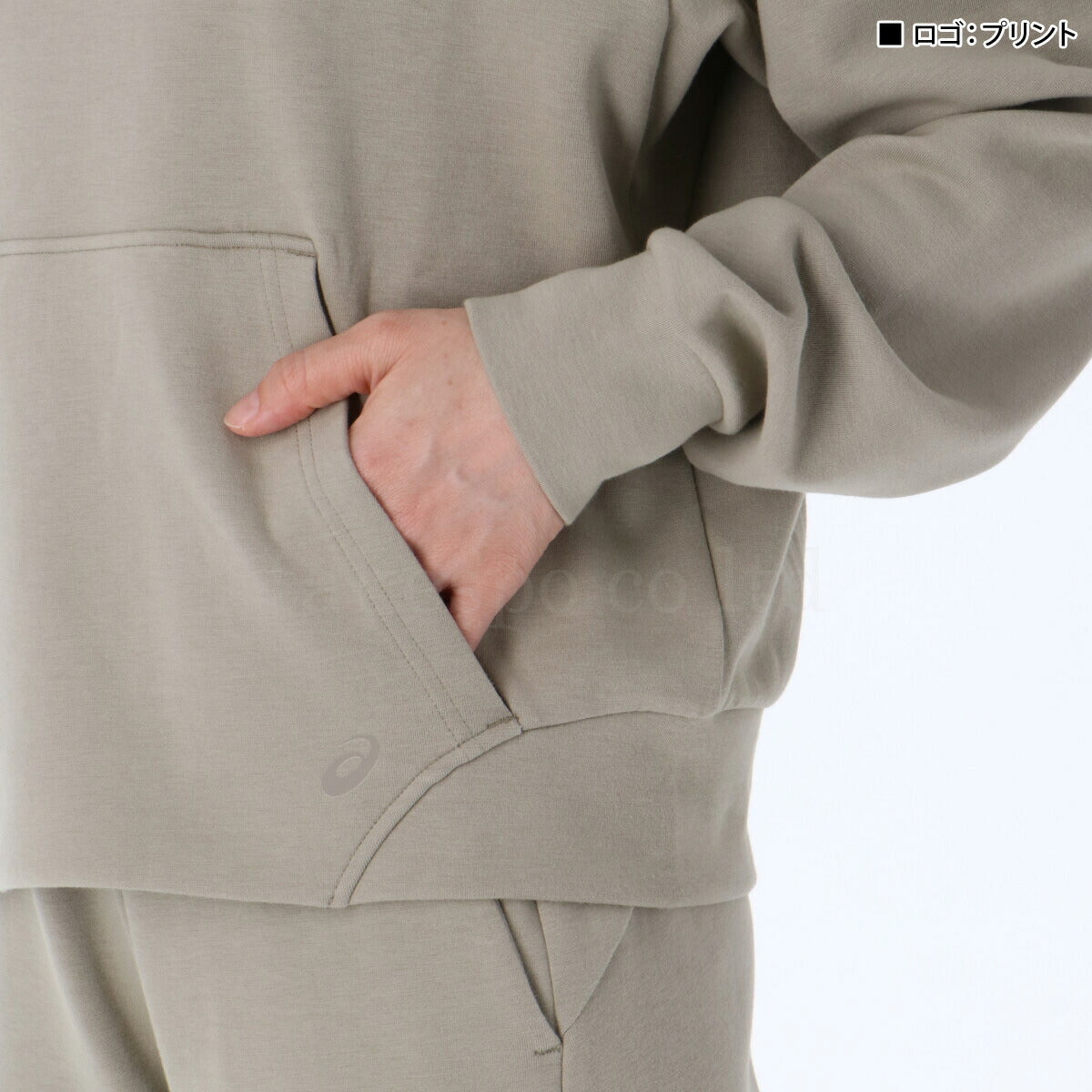 アシックス スウェット 上下 レディース モビリティニット グレー 2032D147