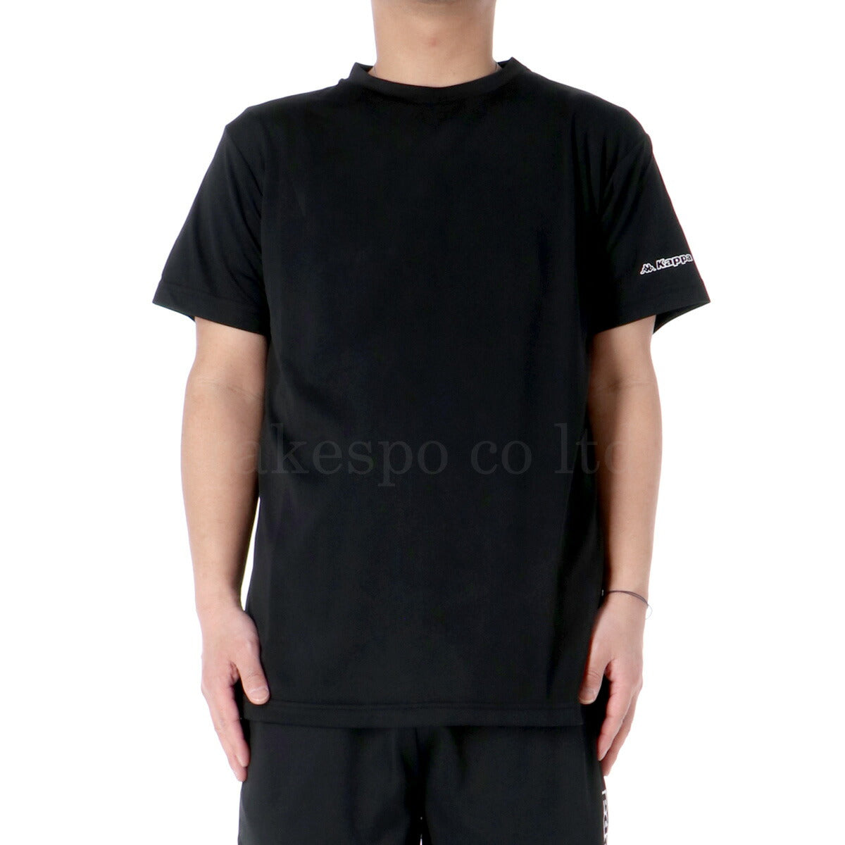 カッパ Tシャツ ハーフパンツ 上下 メンズ グラフィック ブラック ホワイト 215324