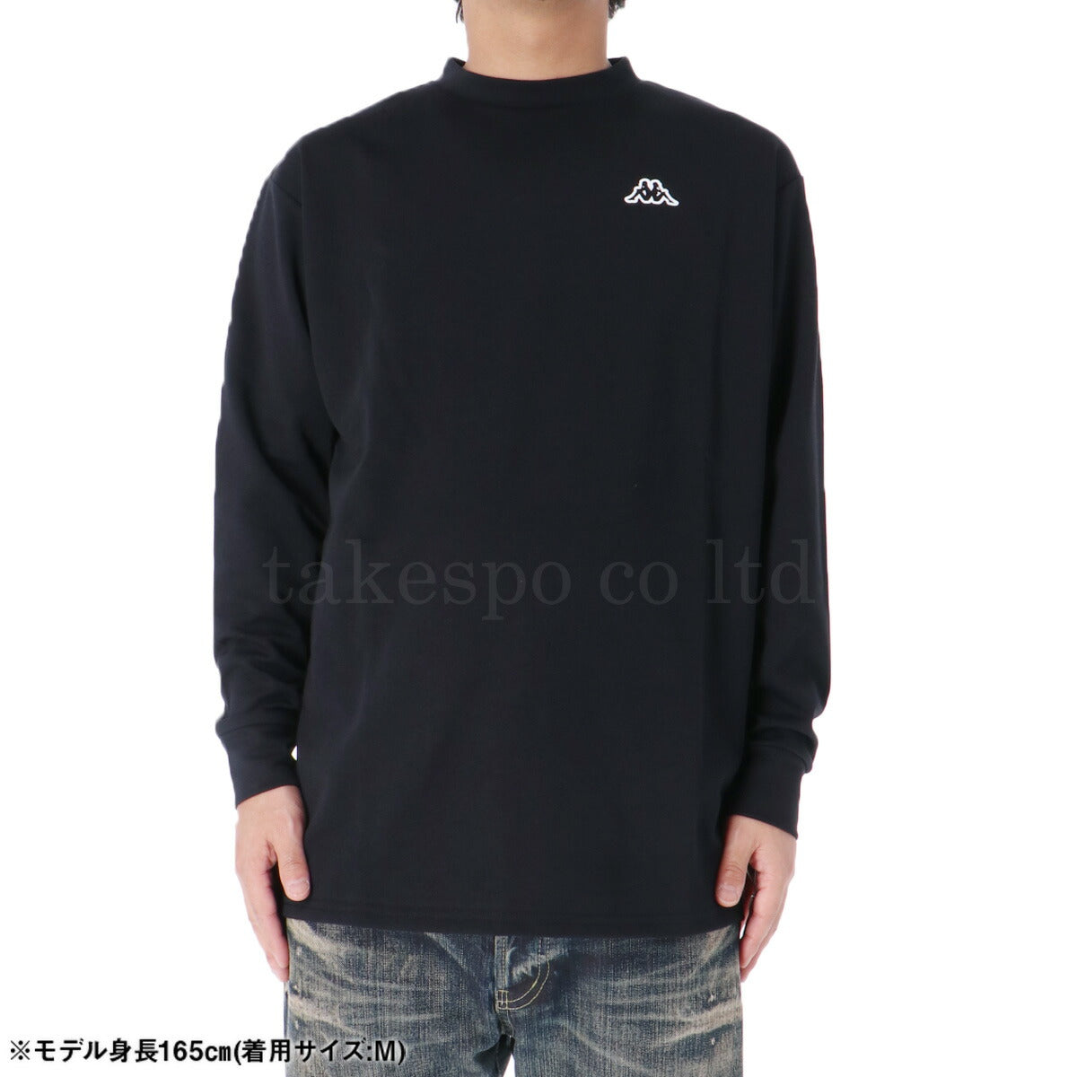 カッパ Tシャツ メンズ OS オーセンティック ブラック カーキグリーン ホワイト 244301