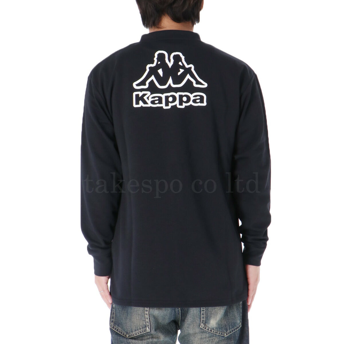 カッパ Tシャツ メンズ OS オーセンティック ブラック カーキグリーン ホワイト 244301