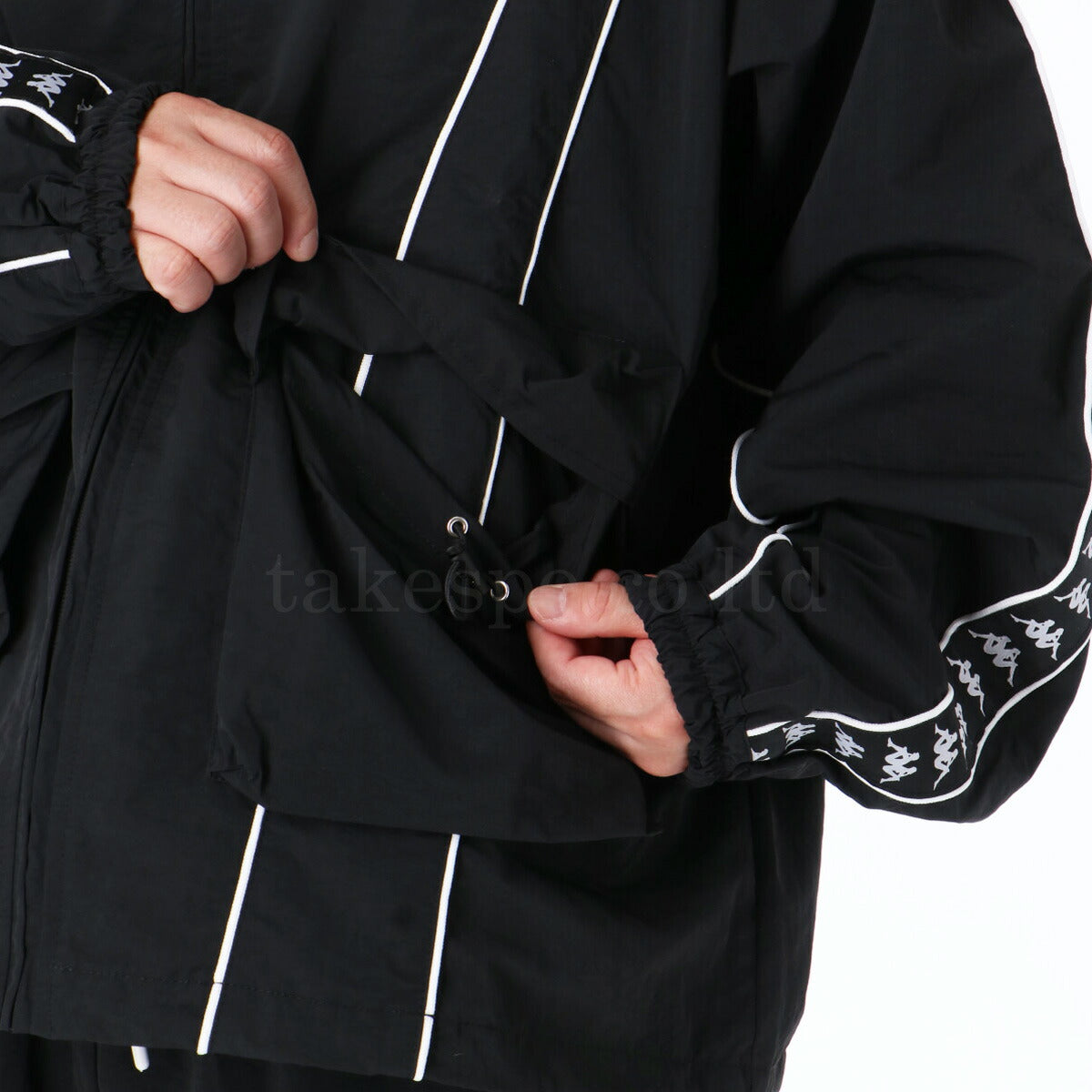 カッパ メンズ ウインドブレーカー上下 バンダライン Kappa アパレル 上下 245321/245340