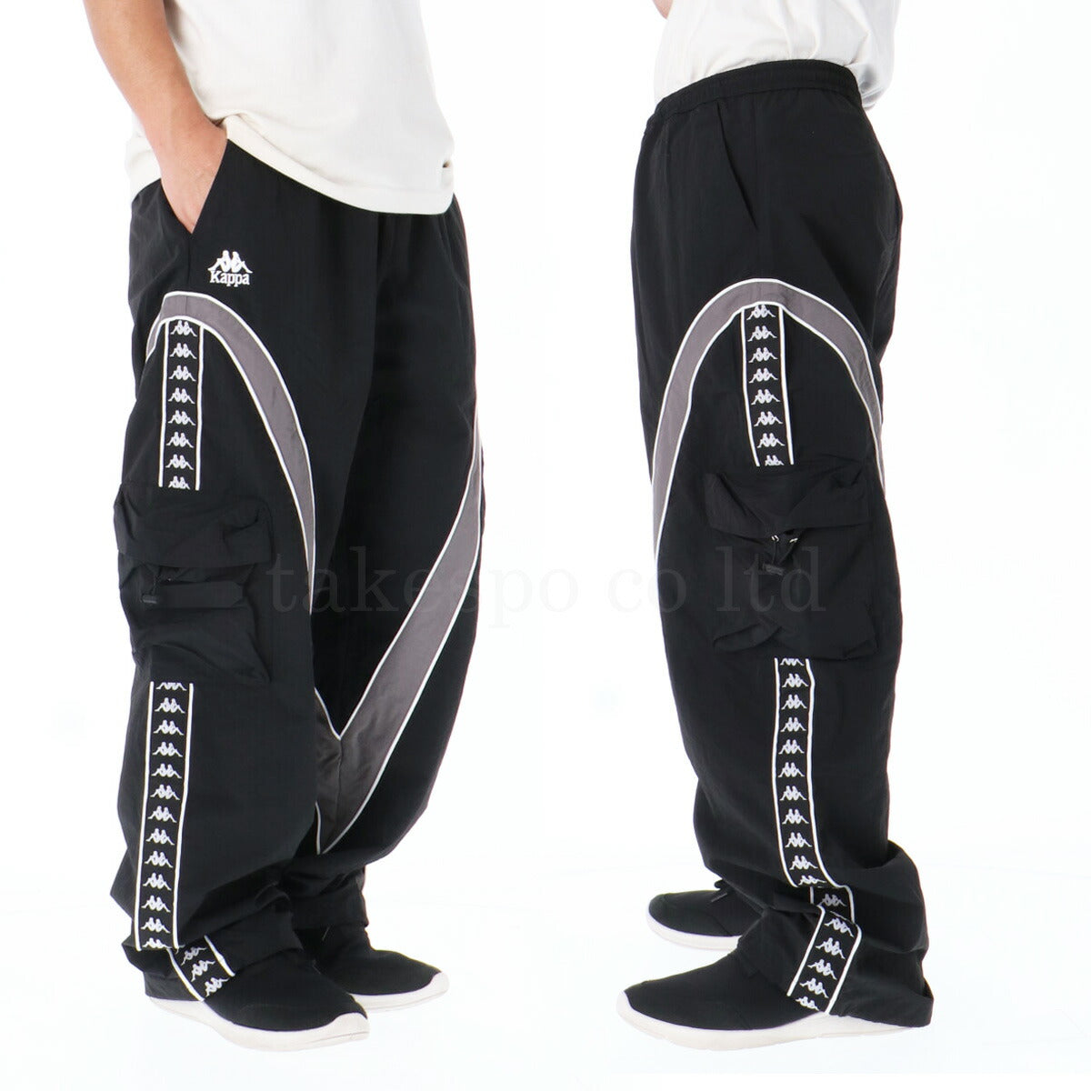 カッパ メンズ ウインドブレーカー上下 バンダライン Kappa アパレル 上下 245321/245340