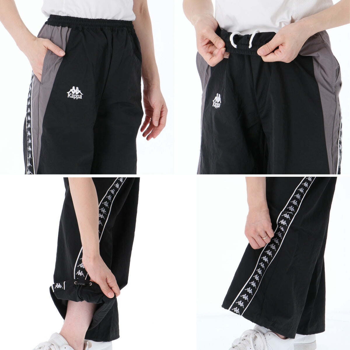 カッパ レディース ウインドブレーカー上下 オーセンティック Kappa アパレル 上下 245621/245643