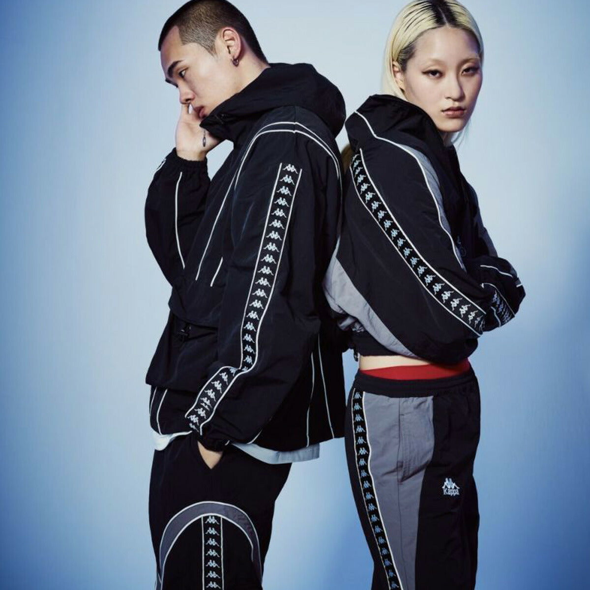 カッパ レディース ウインドブレーカー上下 オーセンティック Kappa アパレル 上下 245621/245643