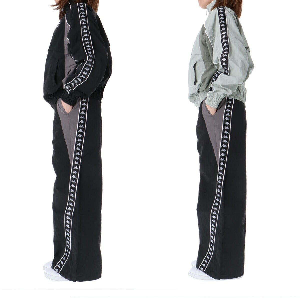 カッパ レディース ウインドブレーカー上下 オーセンティック Kappa アパレル 上下 245621/245643