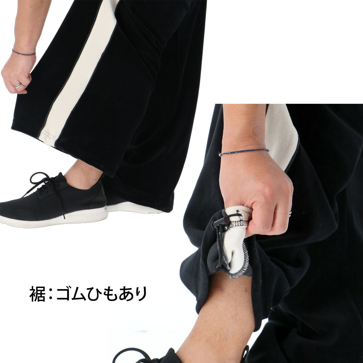 カッパ ジャージ上下 ジャージ 上下 セットアップ メンズ ブランド Kappa ベロア フルジップ サイドライン 黒 トラックスーツ トラックジャージ 246503 ブラック パープル ブラウン 上下セット 大きいサイズ 有