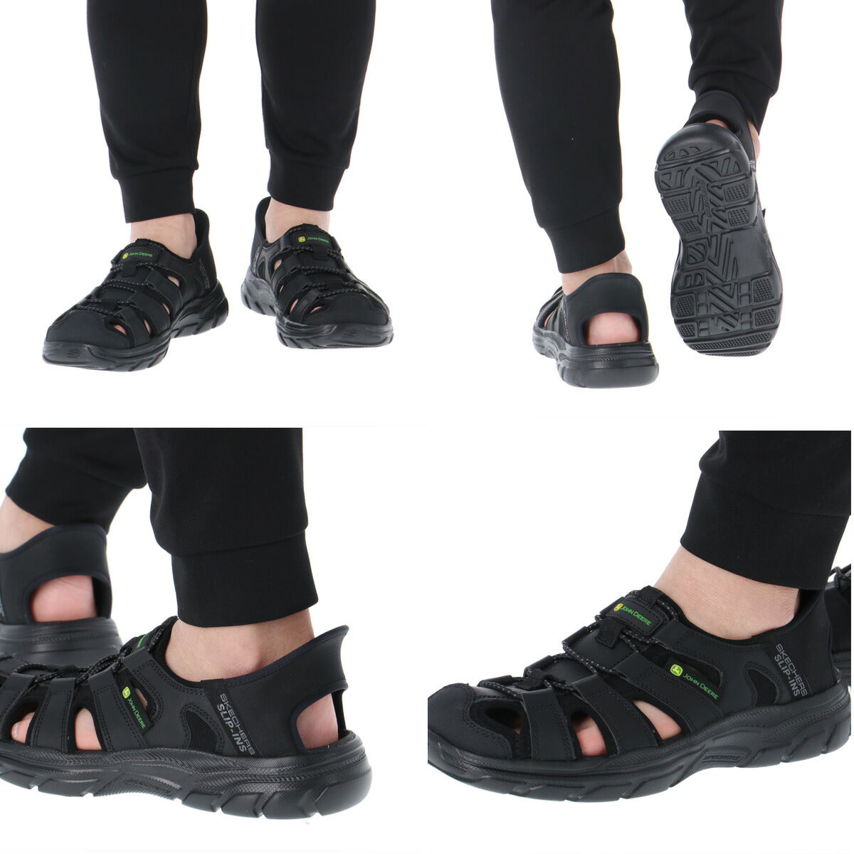 スケッチャーズ スリップインズ シューズ メンズ ブランド スポーツサンダル シャワーサンダル 靴 くつ スポサン 夏 SKECHERS スリッポン スニーカー 手を使わず履ける 履きやすい ハンズフリー