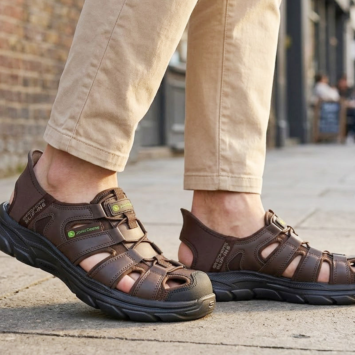 スケッチャーズ スリップインズ シューズ メンズ ブランド スポーツサンダル シャワーサンダル 靴 くつ スポサン 夏 SKECHERS スリッポン スニーカー 手を使わず履ける 履きやすい ハンズフリー