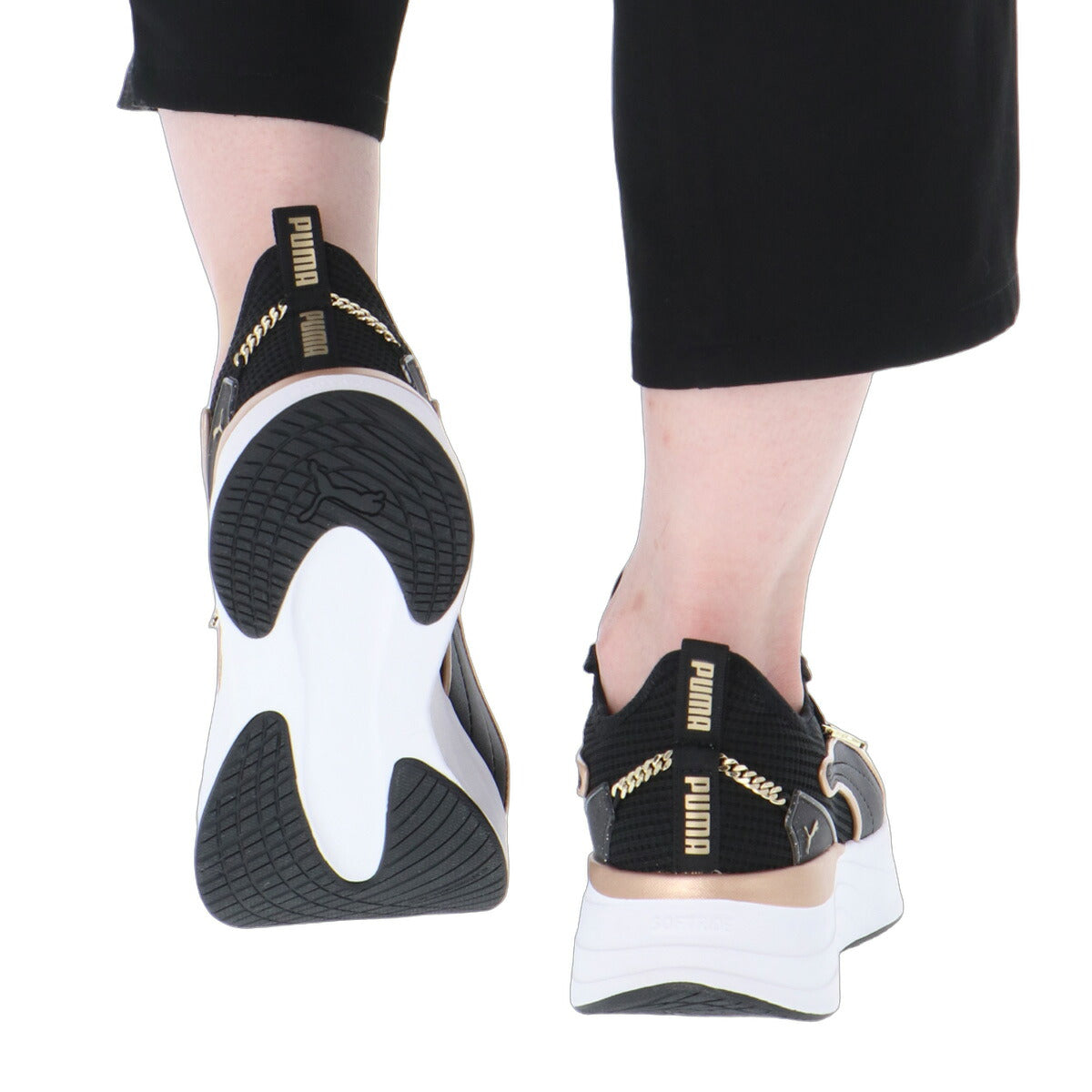 プーマ ソフトライド SOFTRIDE シューズ レディース ブランド スニーカー PUMA 厚底 カジュアル 黒 ウォーキング 313719 ブラック 新作 かわいい 大きいサイズ 有 スポーツ おしゃれ