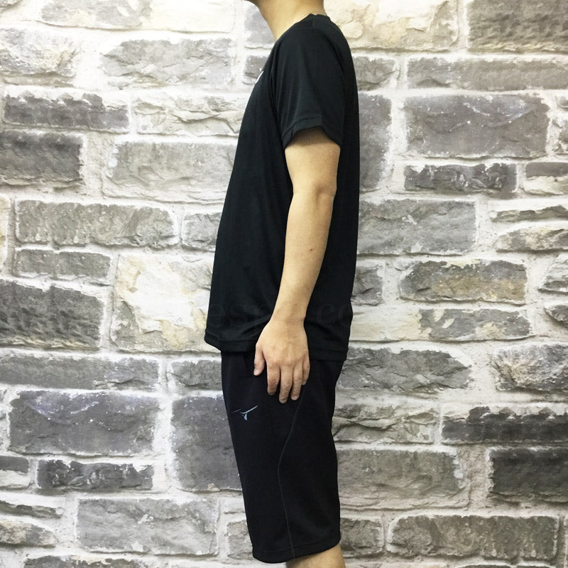 ミズノ Tシャツ ハーフパンツ 上下 メンズ ホワイト ブラック ネイビー ブルー イエロー オレンジ レッド ピンク パープル 32JA8155