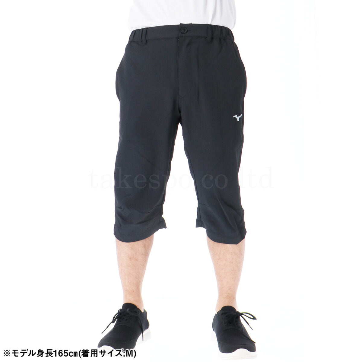 ミズノ 7分丈パンツ メンズ トレーニングクロスパンツ(6分丈) ブラック ネイビー ベージュ 32JD7131