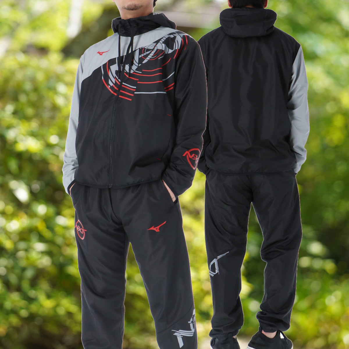 ミズノ ウインドブレーカー 上下 メンズ N-XT 32JED221