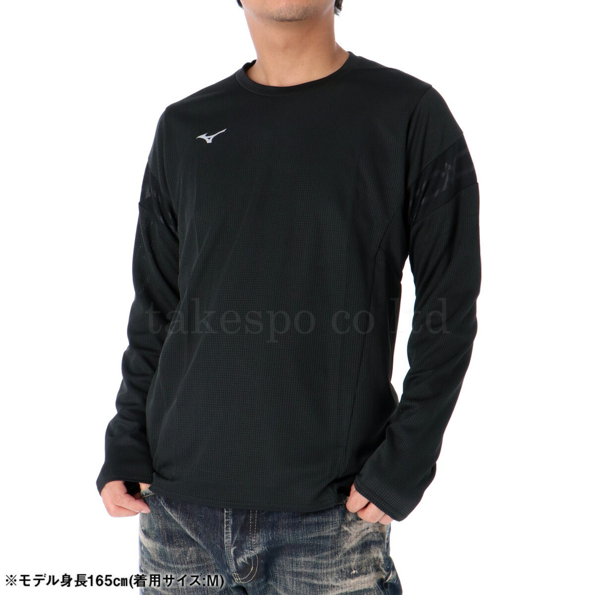 ミズノ Tシャツ メンズ DRY AEROFLOW ドライエアロフロー ブラック 32MAB524