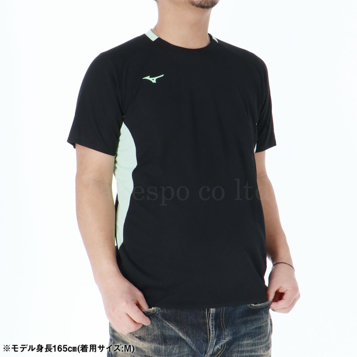 ミズノ Tシャツ メンズ ドライエアロフロー グレー ブラック グリーン 32MAC021