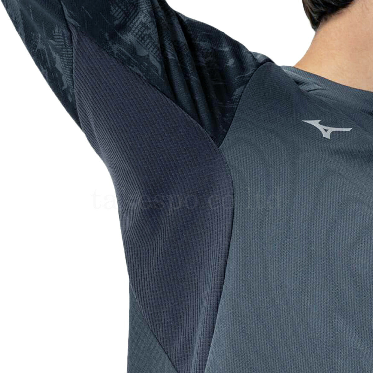 ミズノ Tシャツ メンズ ドライエアロフロー グレー ホワイト グリーン 32MAC022