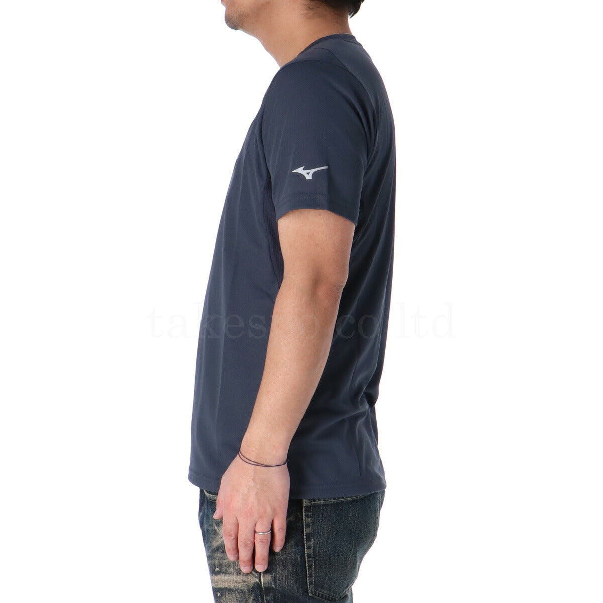 ミズノ Tシャツ メンズ ドライエアロフロー グレー ホワイト グリーン パープル 32MAC024